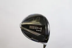 TaylorMade SIM MAX Driver - Right-Handed - 9 Degrees - Seniors Flex