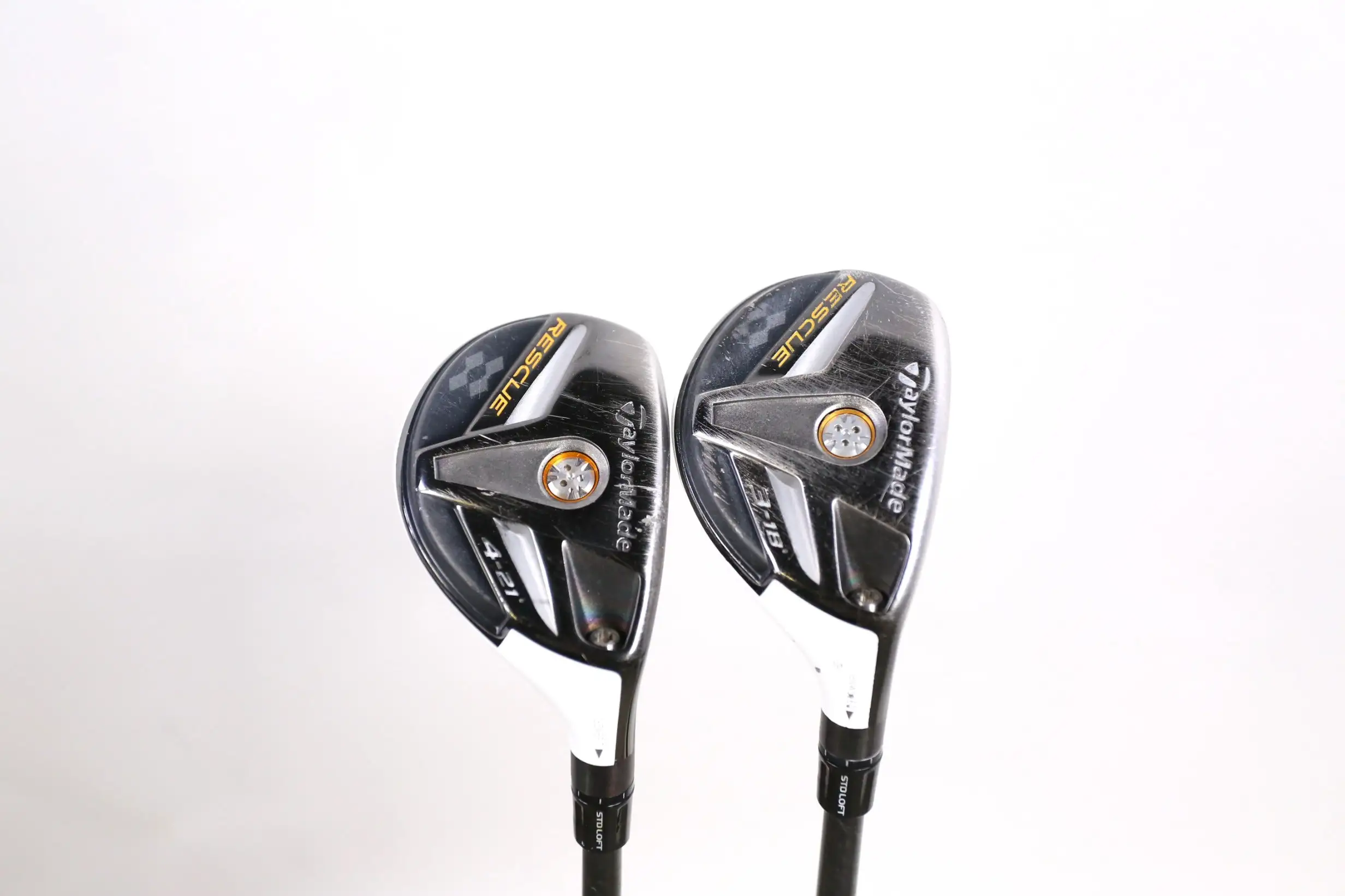 TaylorMade Rescue TP 2011 3, 4 Hybrid Set RH Aldila RIP Graphite Shafts Stiff