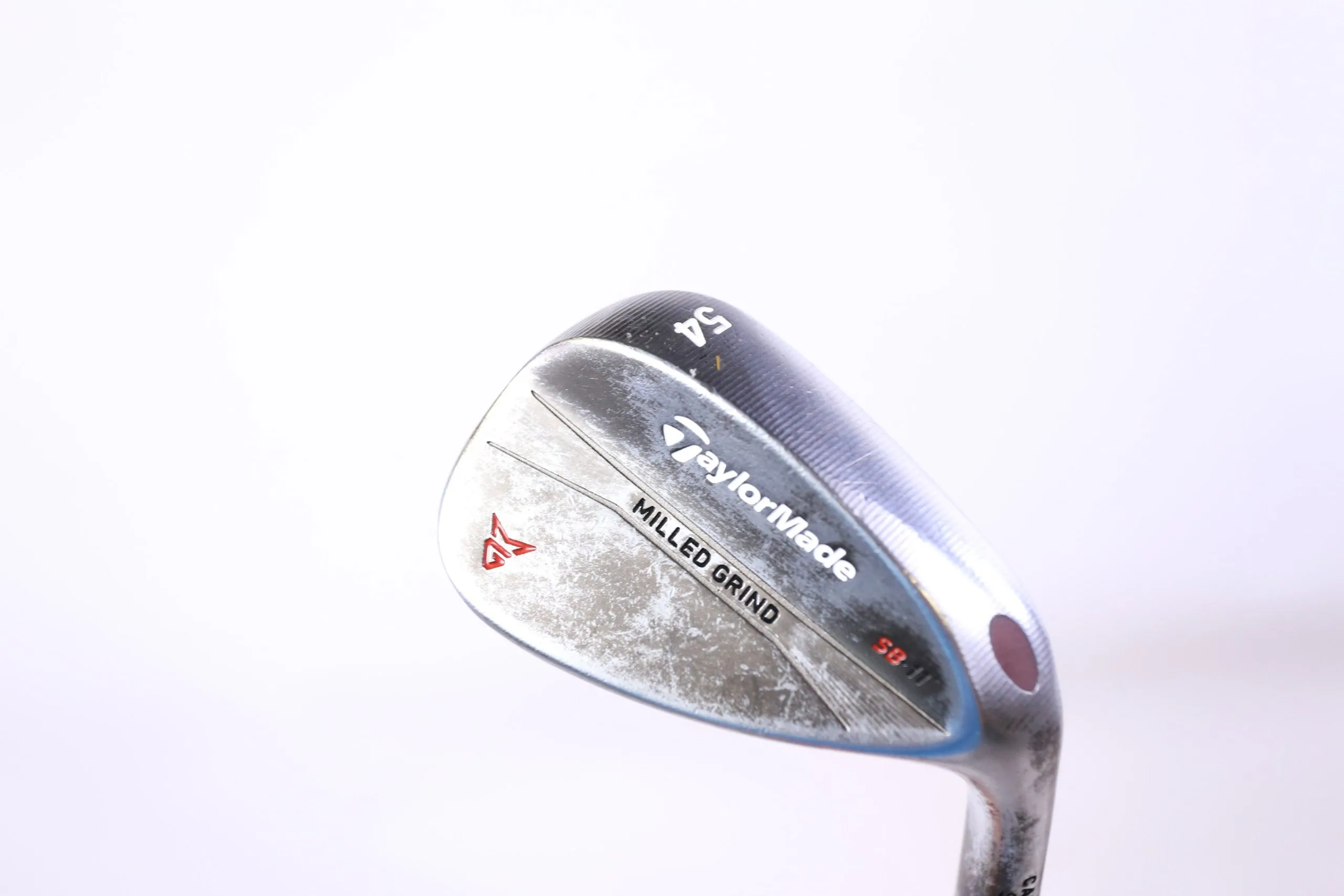 TaylorMade Milled Grind Satin Chrome Wedge 35 In RH 54* Mamiya Graphite Stiff