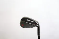 TaylorMade Milled Grind Black 52* Wedge RH 35.5 In 9* Bounce Steel Wedge Flex