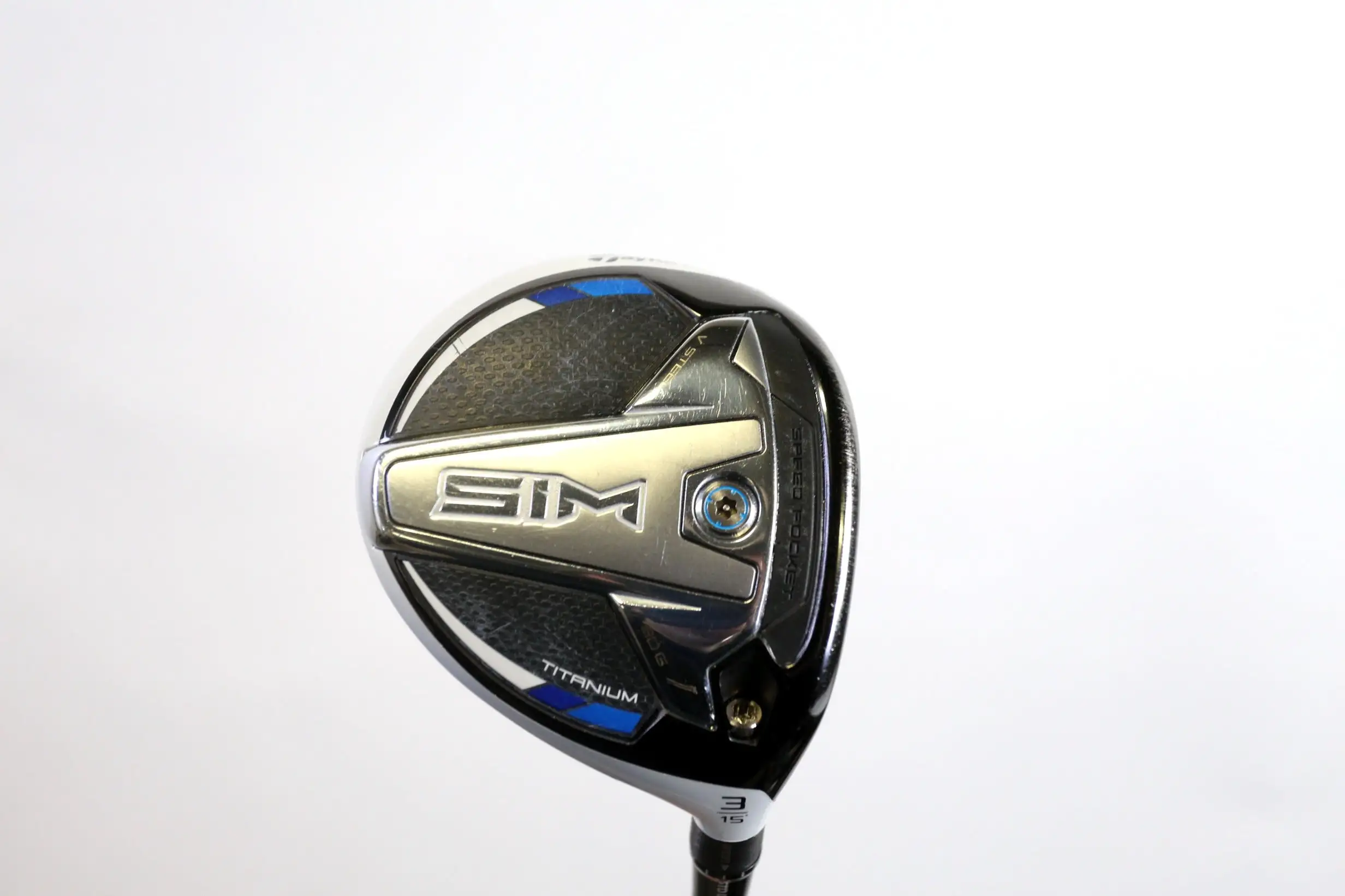 TaylorMade SIM Ti 15* 3 Wood RH 43 In Riptide CB Graphite Shaft Regular Flex