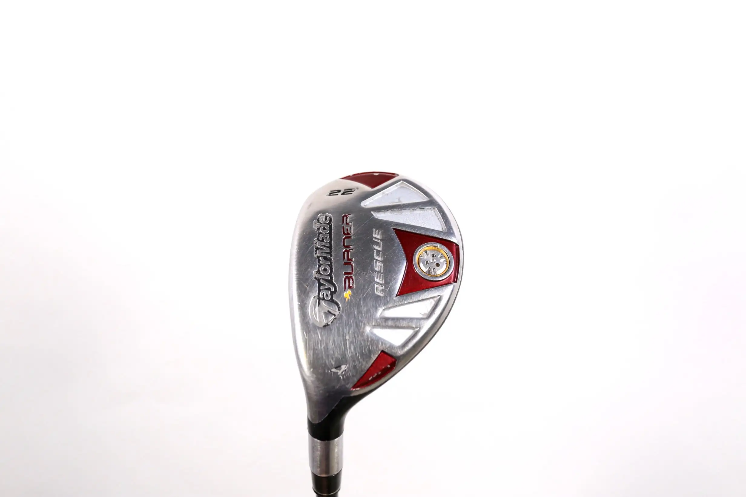 LEFTY TaylorMade Burner Rescue 4 Hybrid 22* 40 In TaylorMade REAX Shaft Stiff