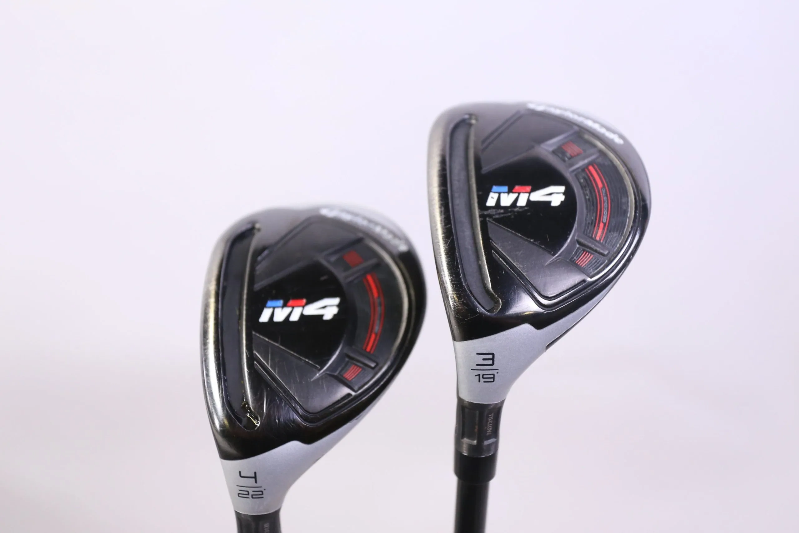 TaylorMade M4 Rescue 2018 3-4 Hybrid Kids Set LEFTY REAX Graphite Junior Flex