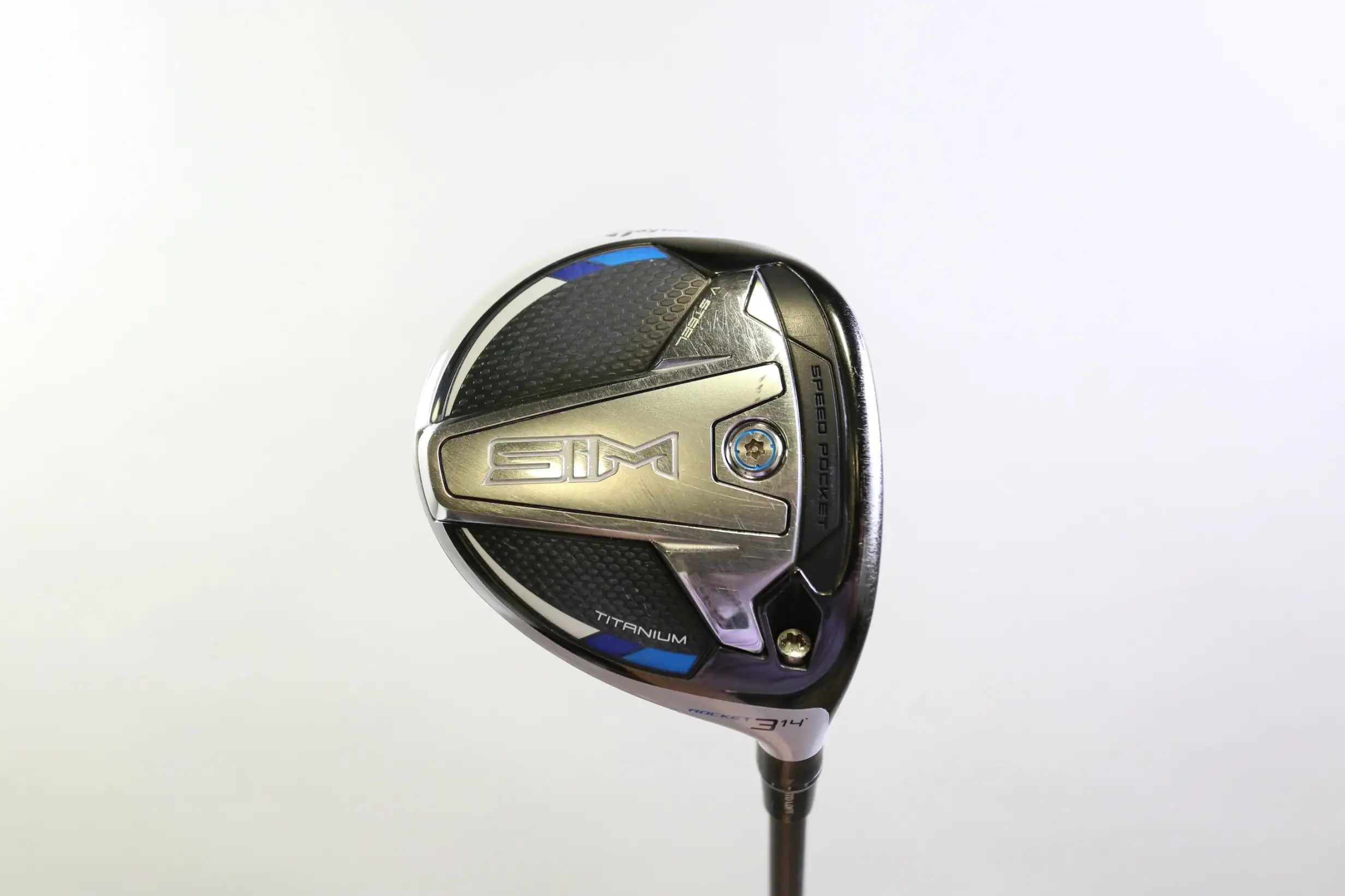 TaylorMade SIM Ti 3 Wood 14* RH 42.5 In Graphite Shaft Extra Stiff Flex