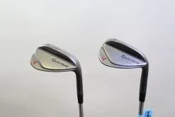 TaylorMade MG2 Black SB 50*, 54* Wedge Set RH Steel Shaft Stiff Flex