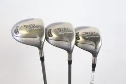 TaylorMade R580 3, 5, 7 Wood Set RH Graphite Shafts Ladies Flex